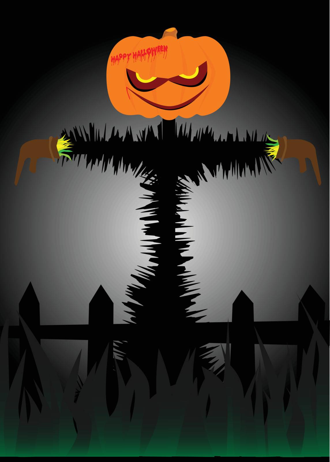 Halloween Scarecrow by Bigalbaloo