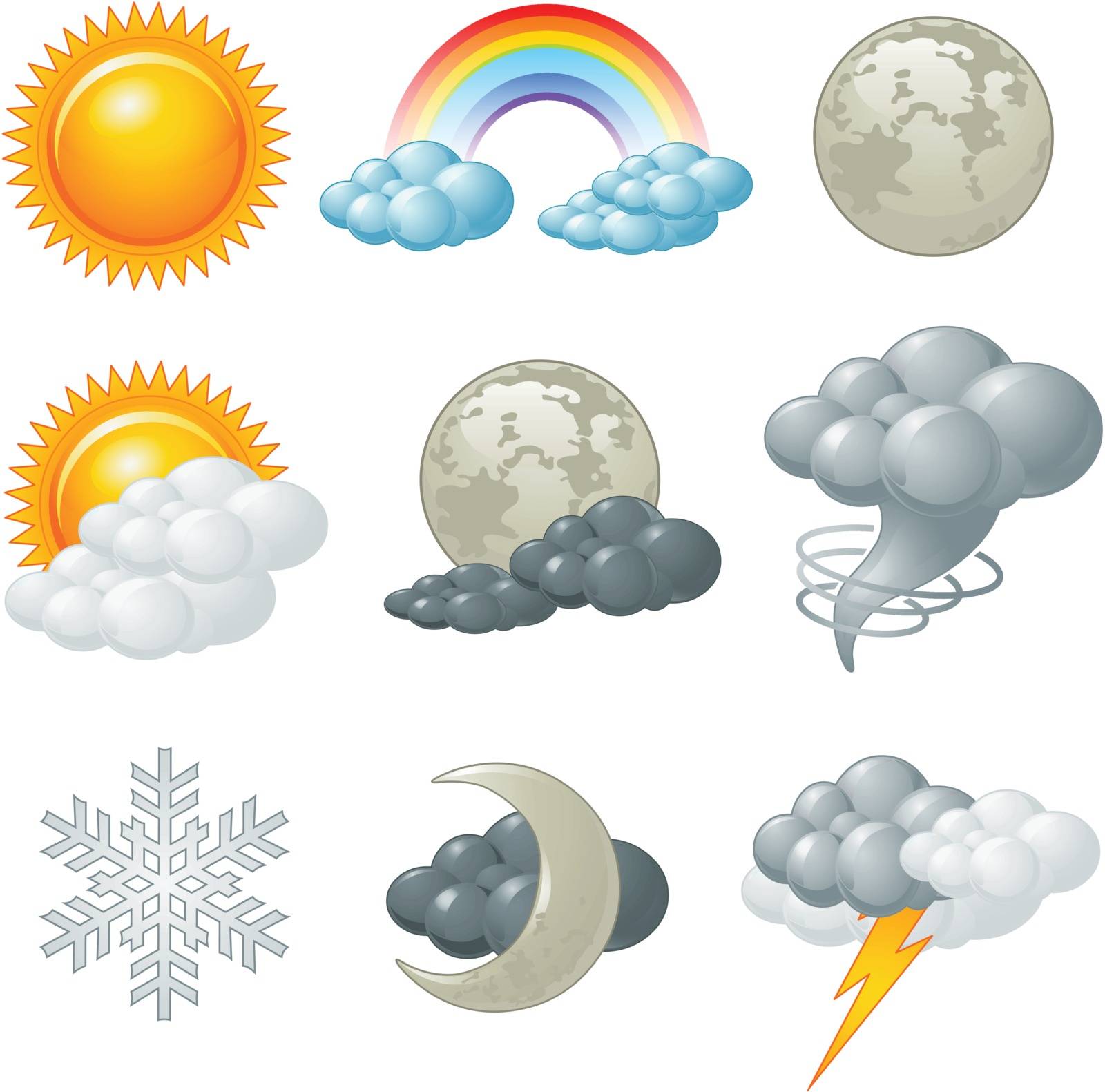 Weather icons by Dazdraperma