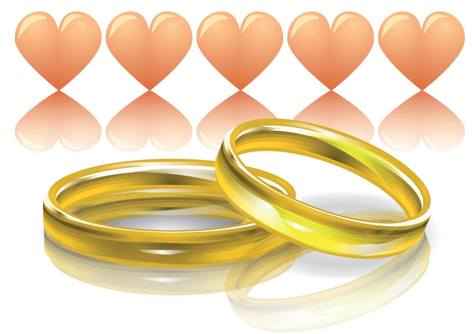 Wedding rings by arkela
