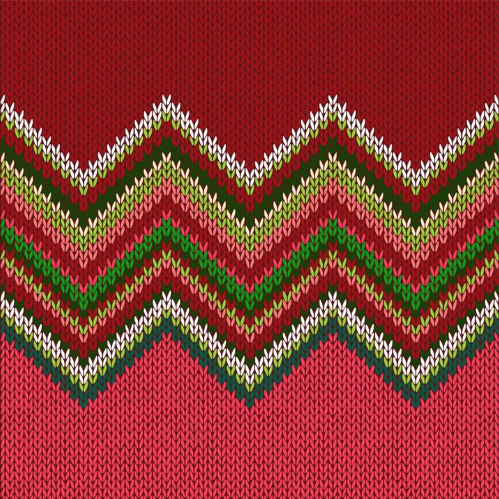 Knitted Seamless Fabric Pattern