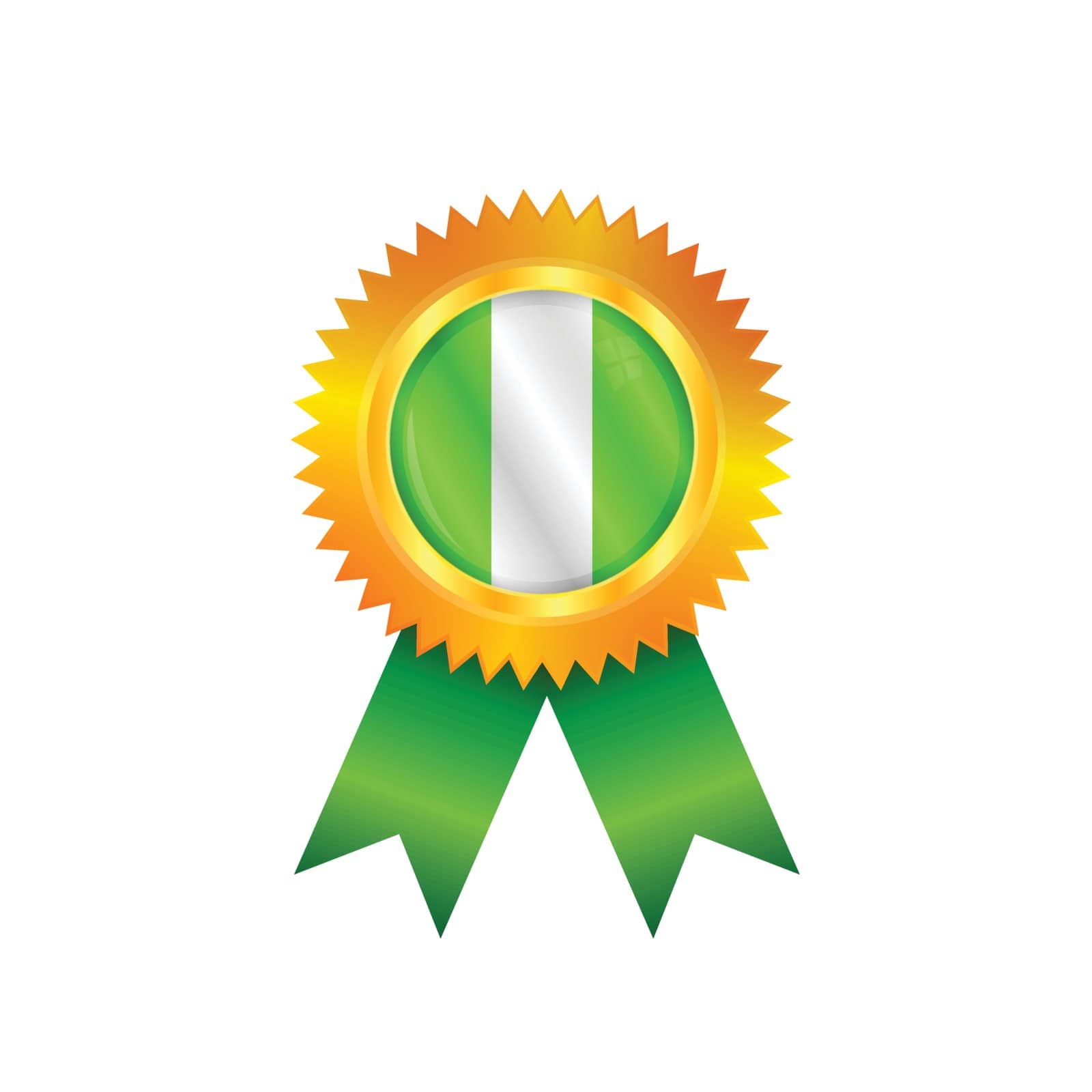Nigeria medal flag by Sportactive