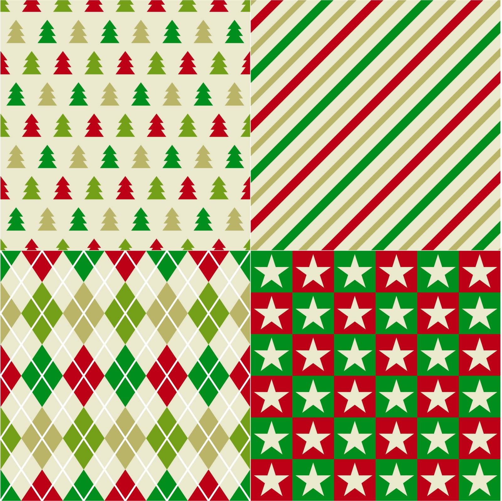 seamless christmas background by pauljune