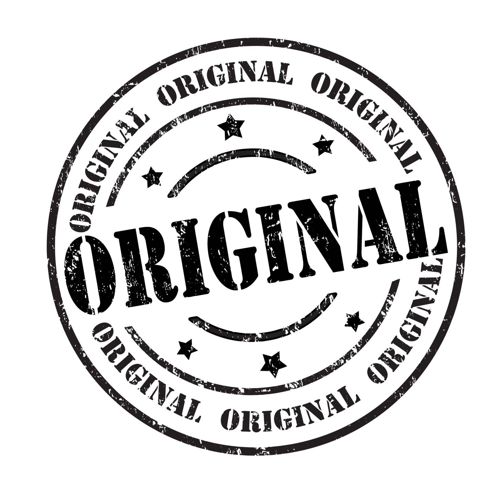 Original grunge rubber stamp on white, vector illustration
