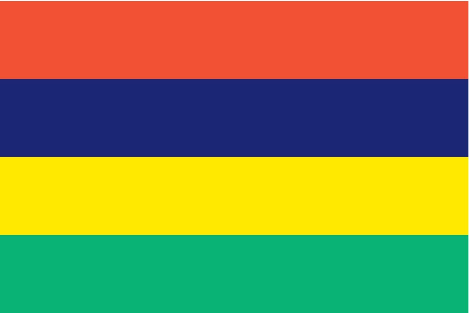 Vector Republic of Mauritius flag