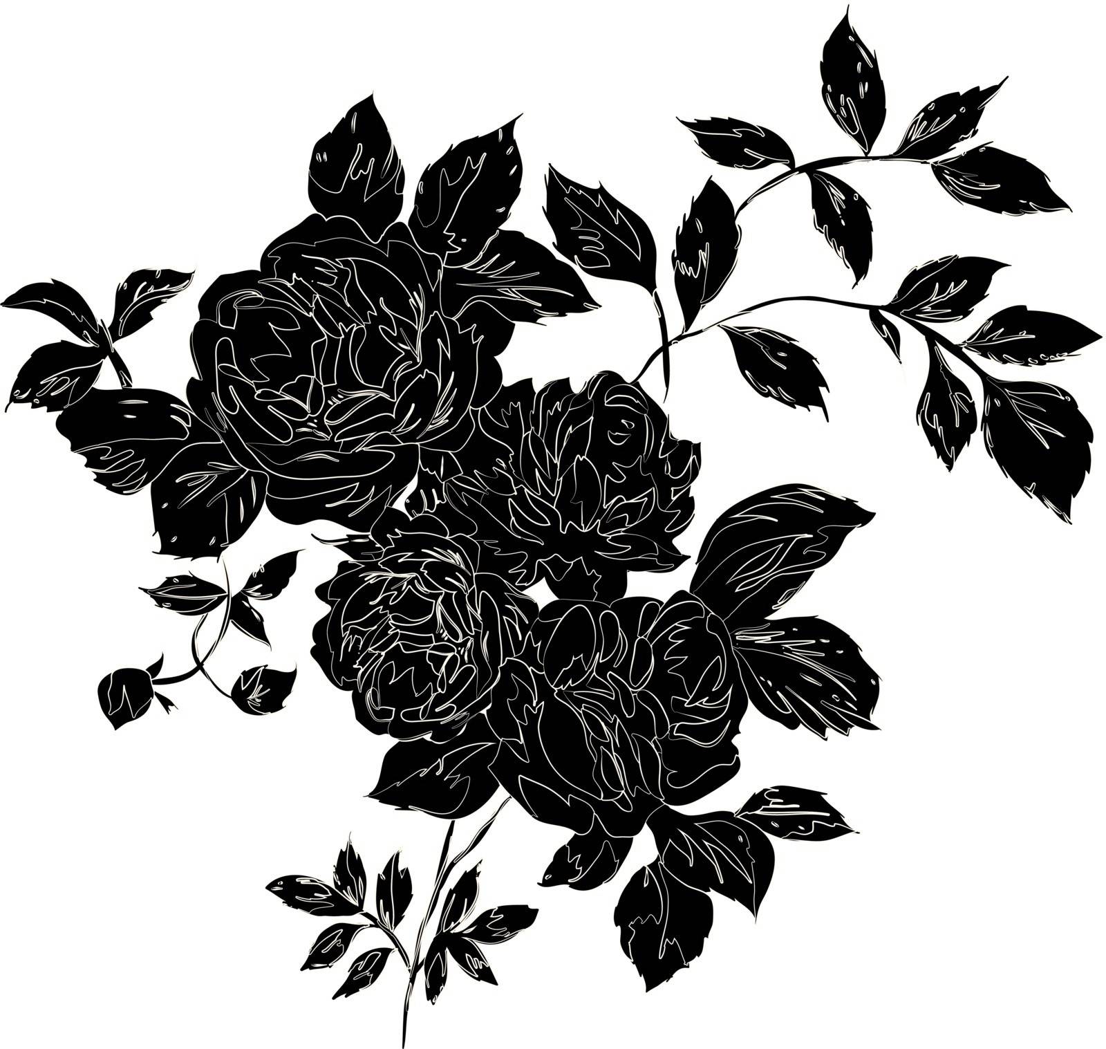 Black rose by HypnoCreative