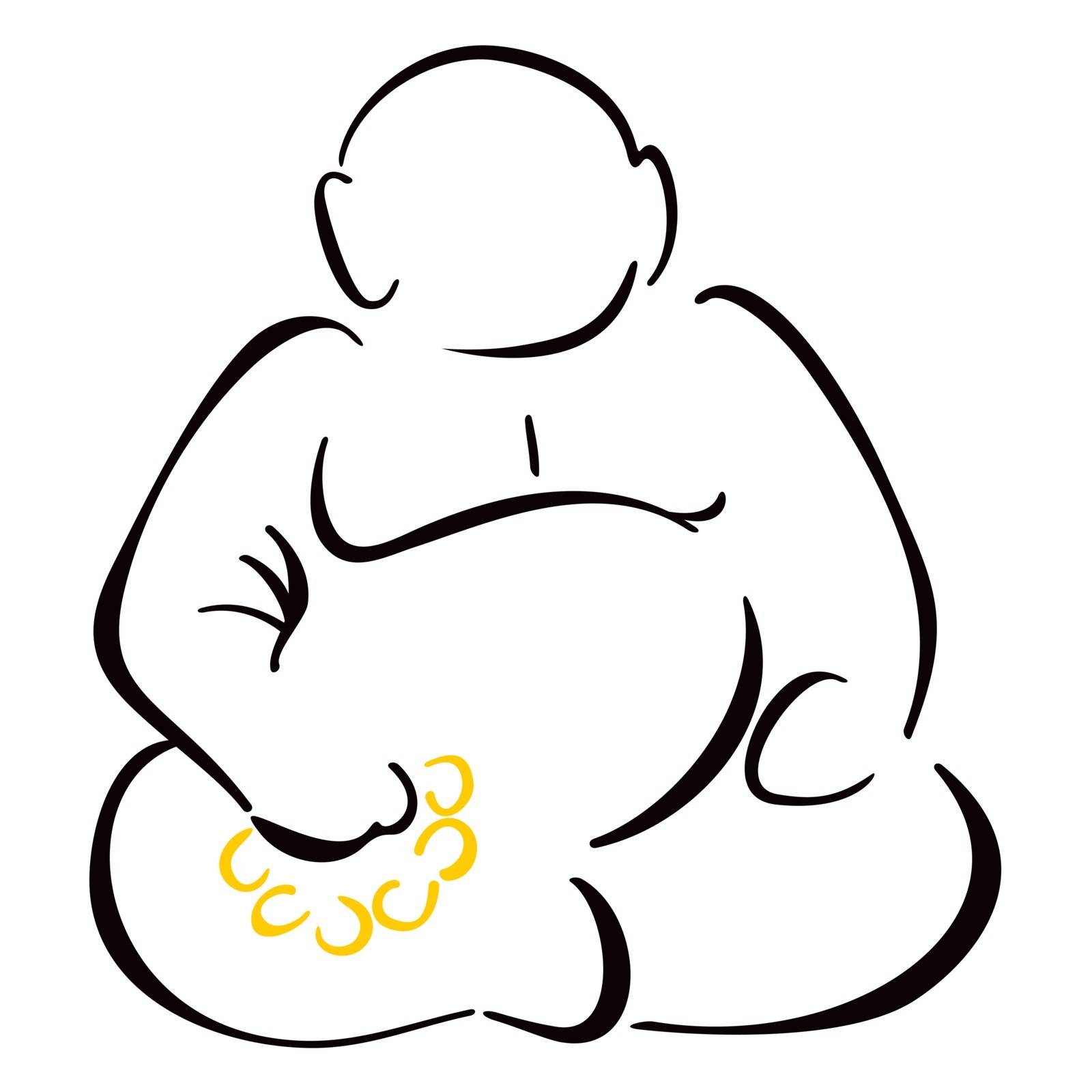 Sitting Buddha by oxygen64