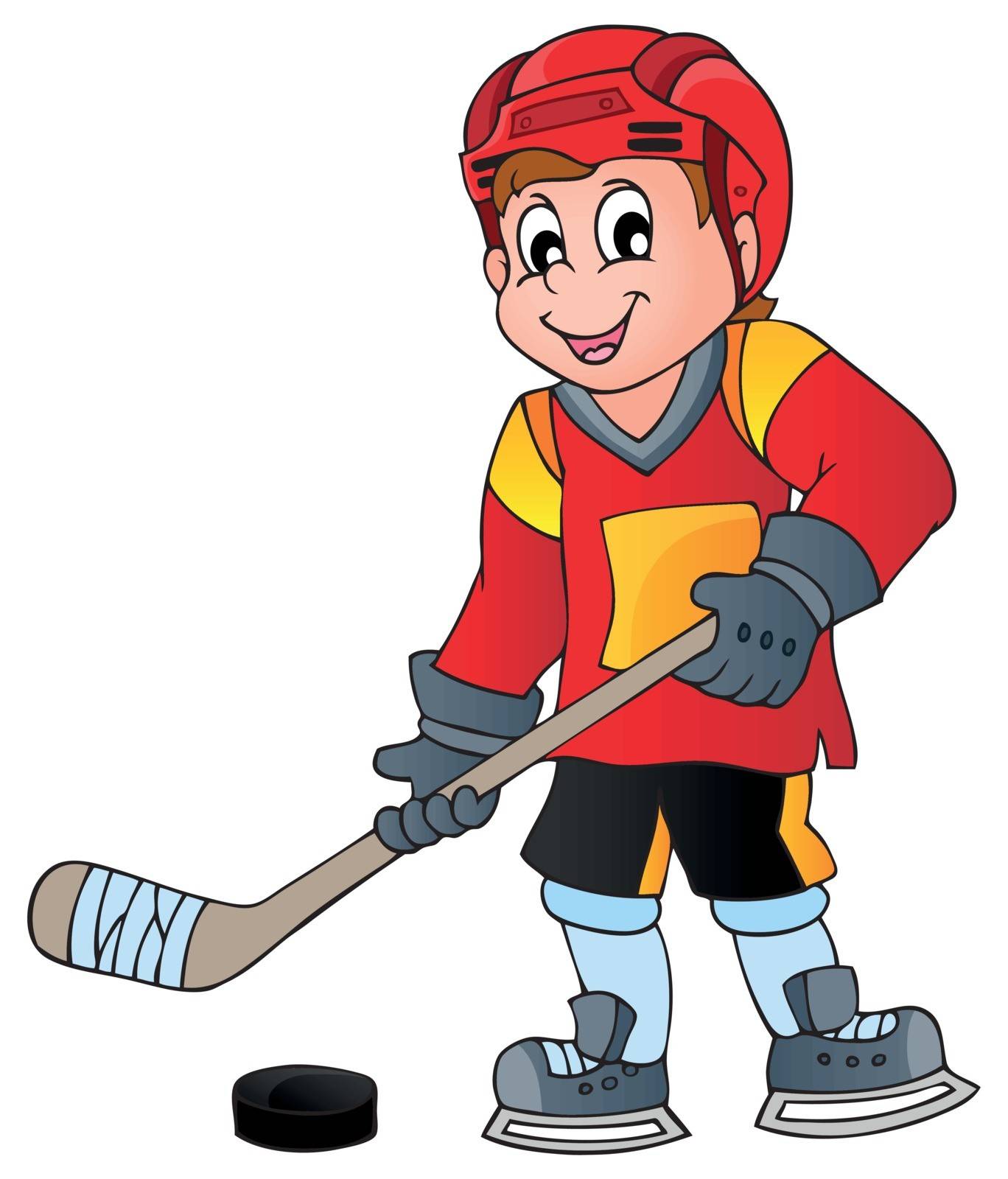 Hockey theme image 1 - eps10 vector illustration.
