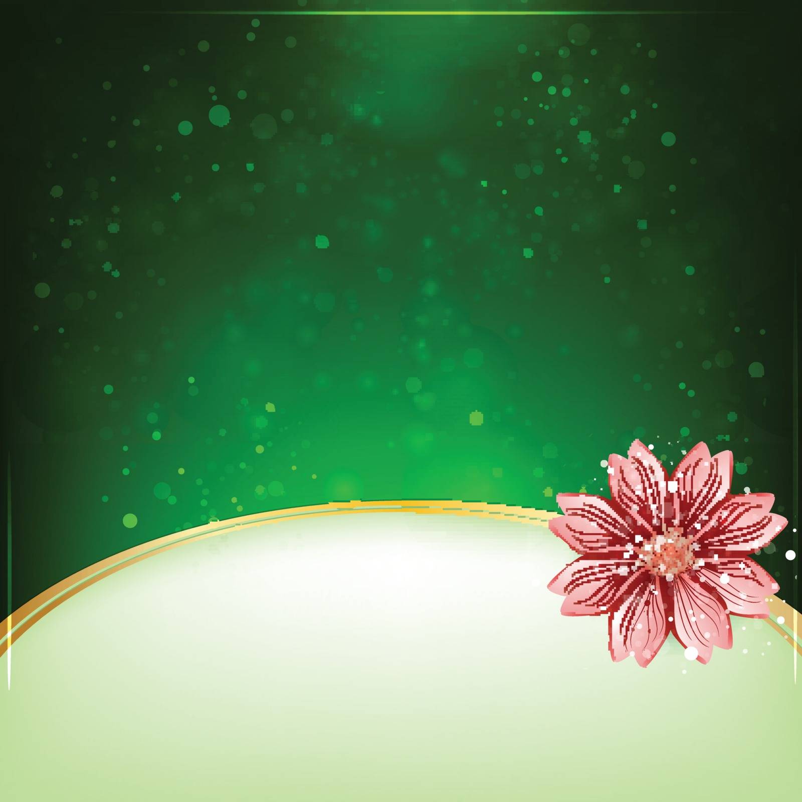 Flower background with space for text by maxmitzu