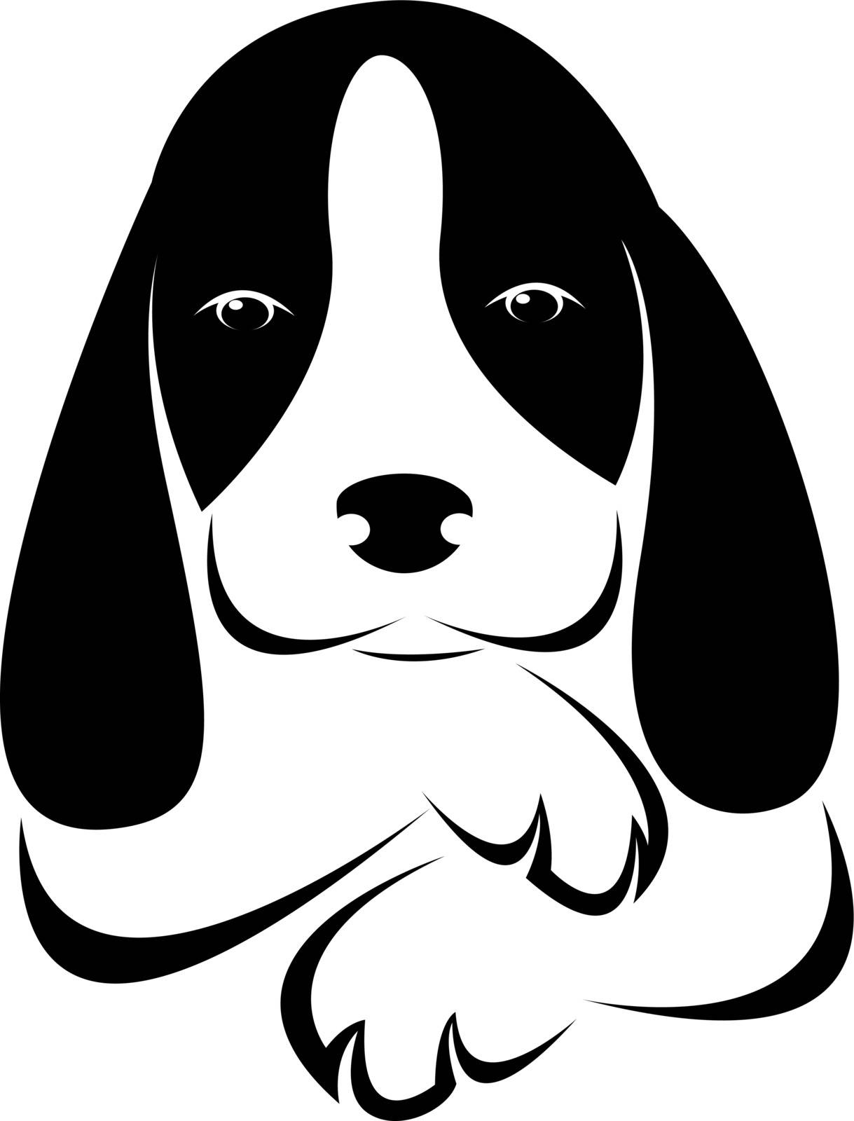 Vector image of an dog by yod67
