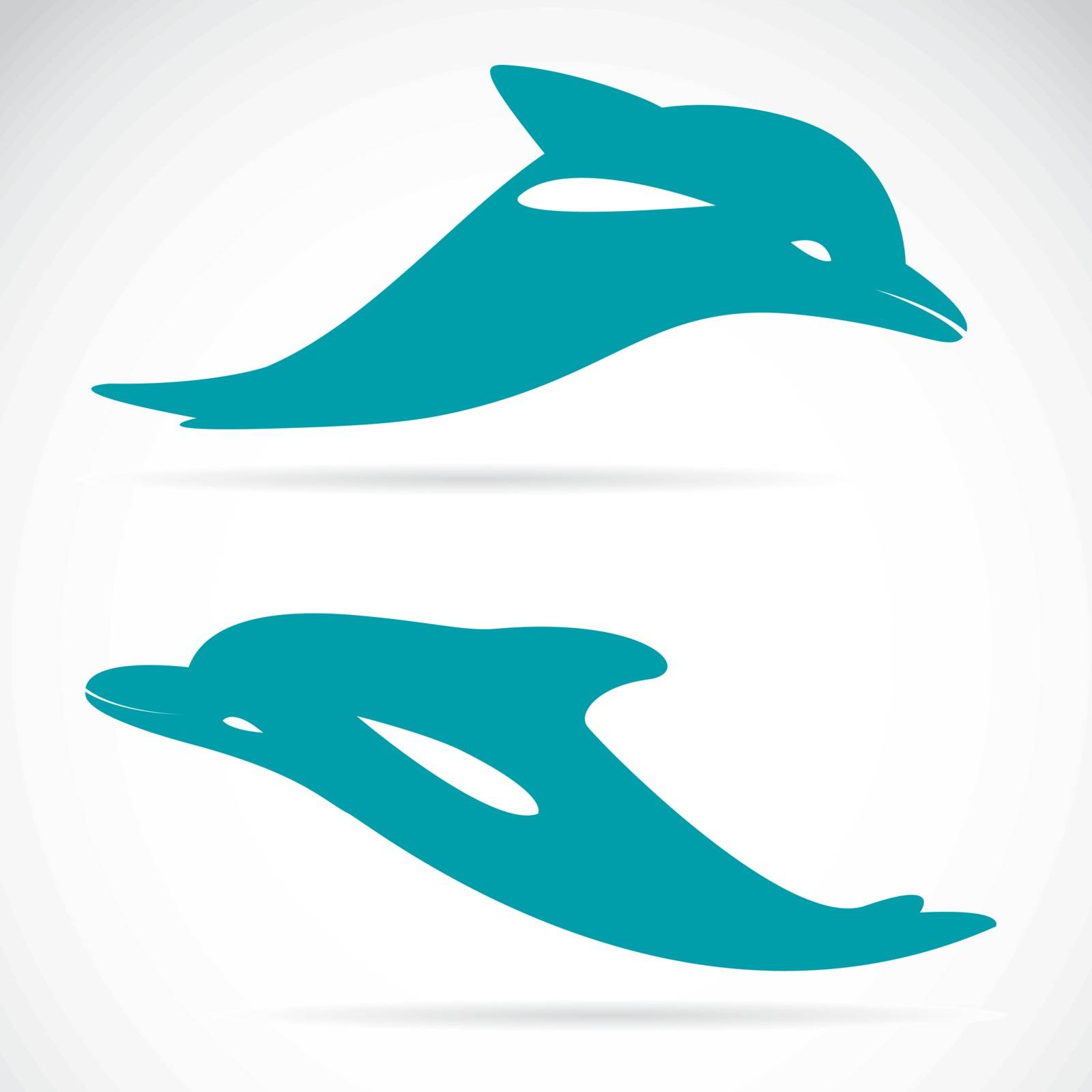 Vector image of an dolphin by yod67
