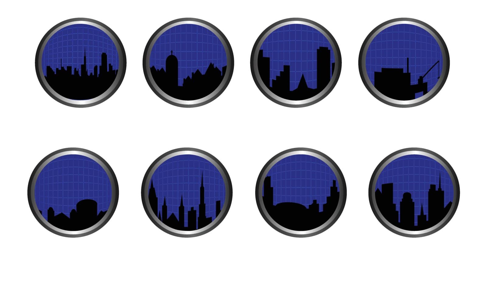 Cityline Buttons by fallesenphotography
