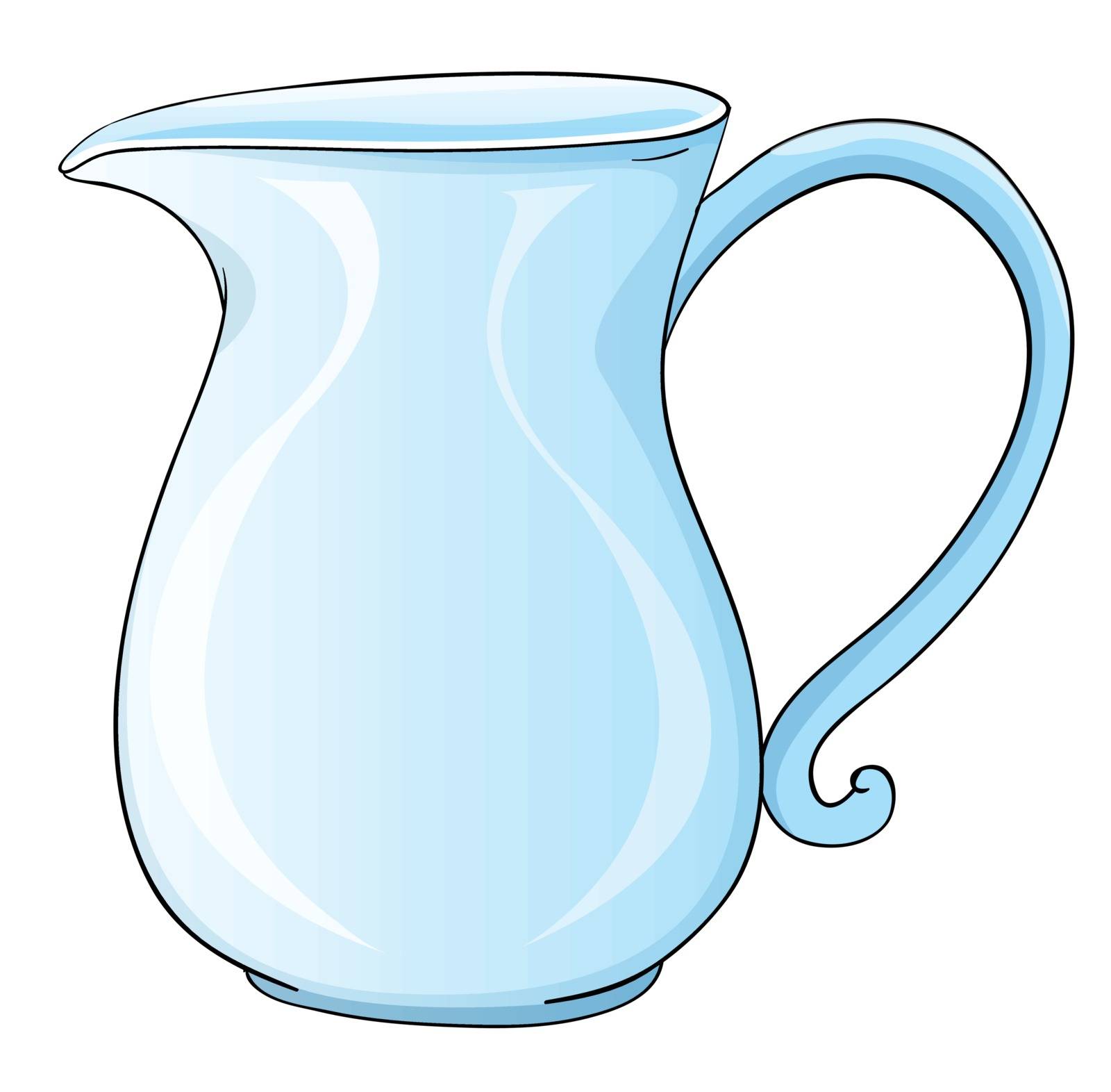 Illustration of a glass jug