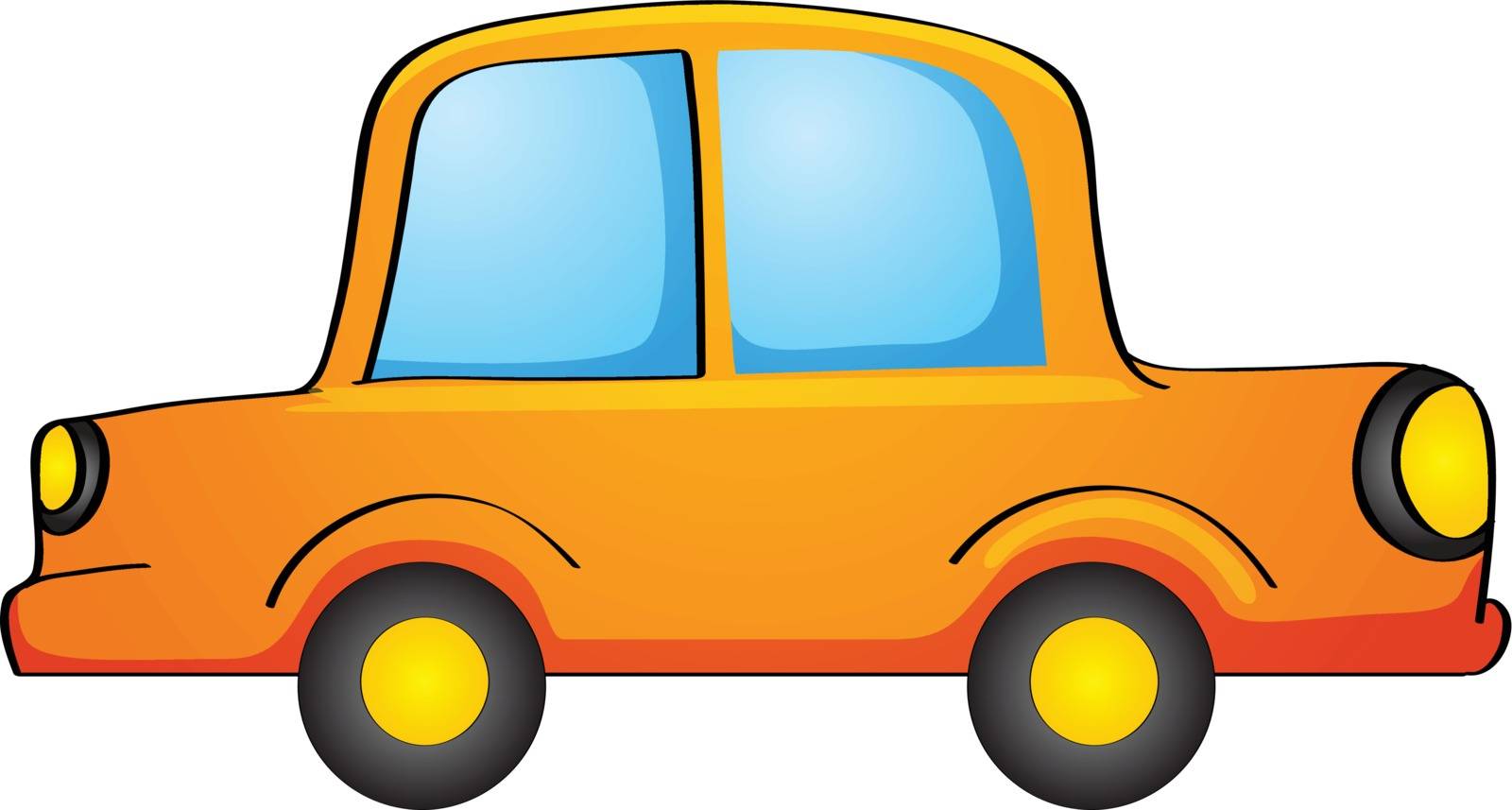 illustration of a car on white background