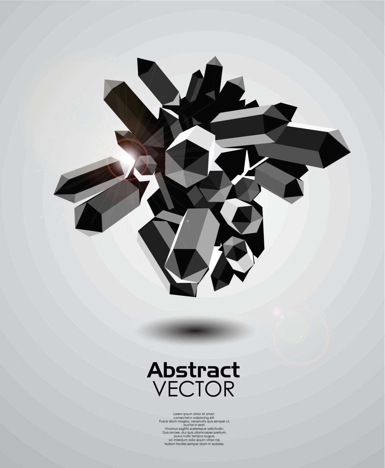 Geometrical abstrasct background