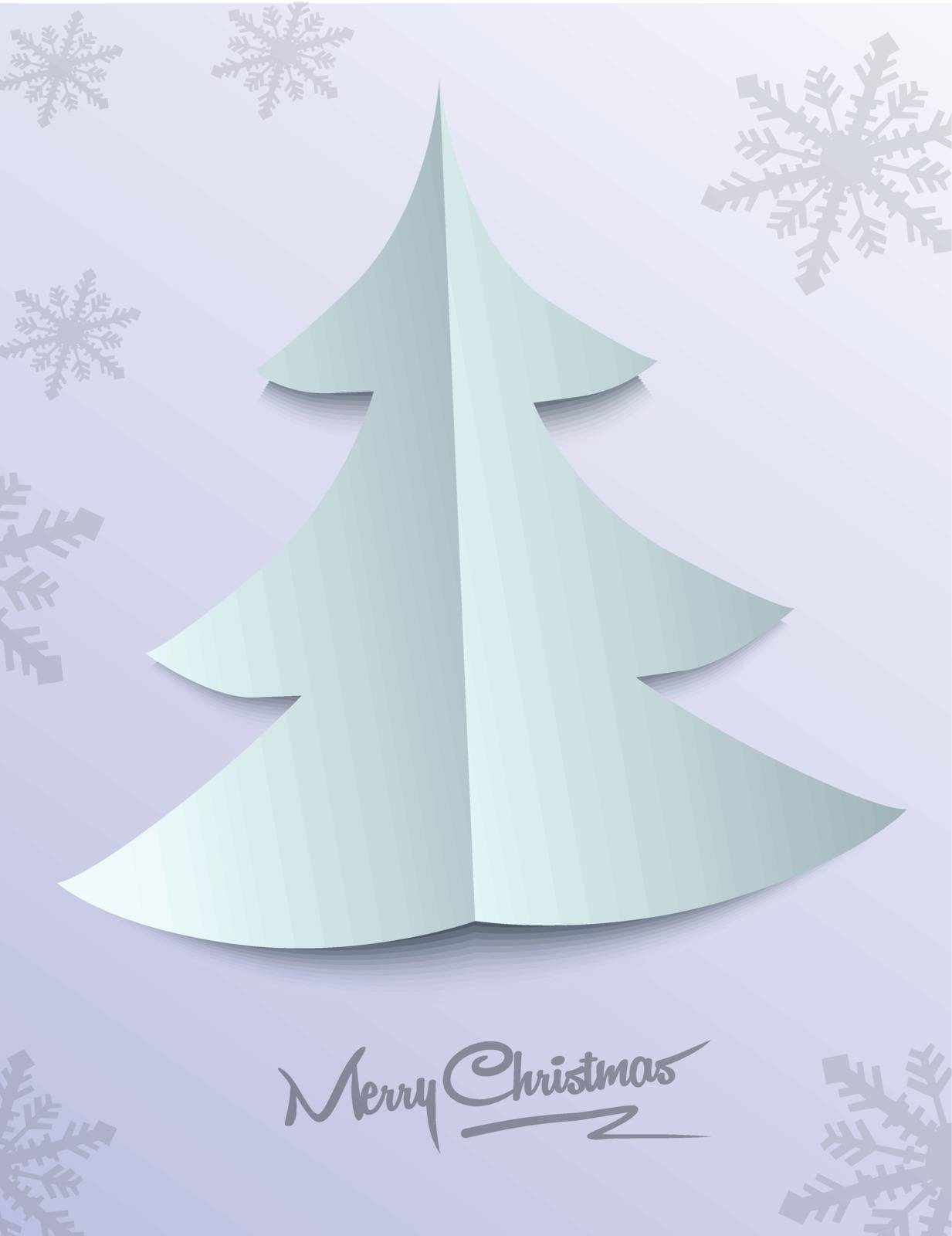 Paper Christmas tree by robin2