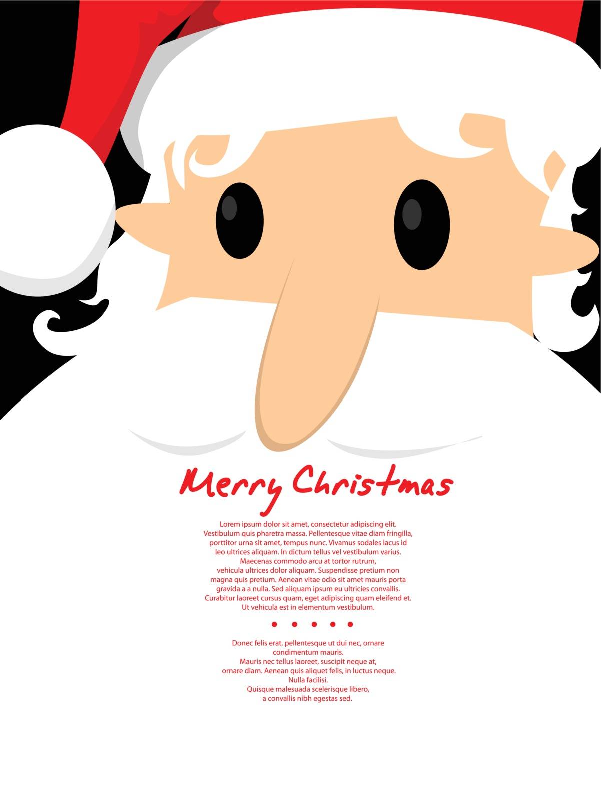 Merry Christmas Santa card by robin2