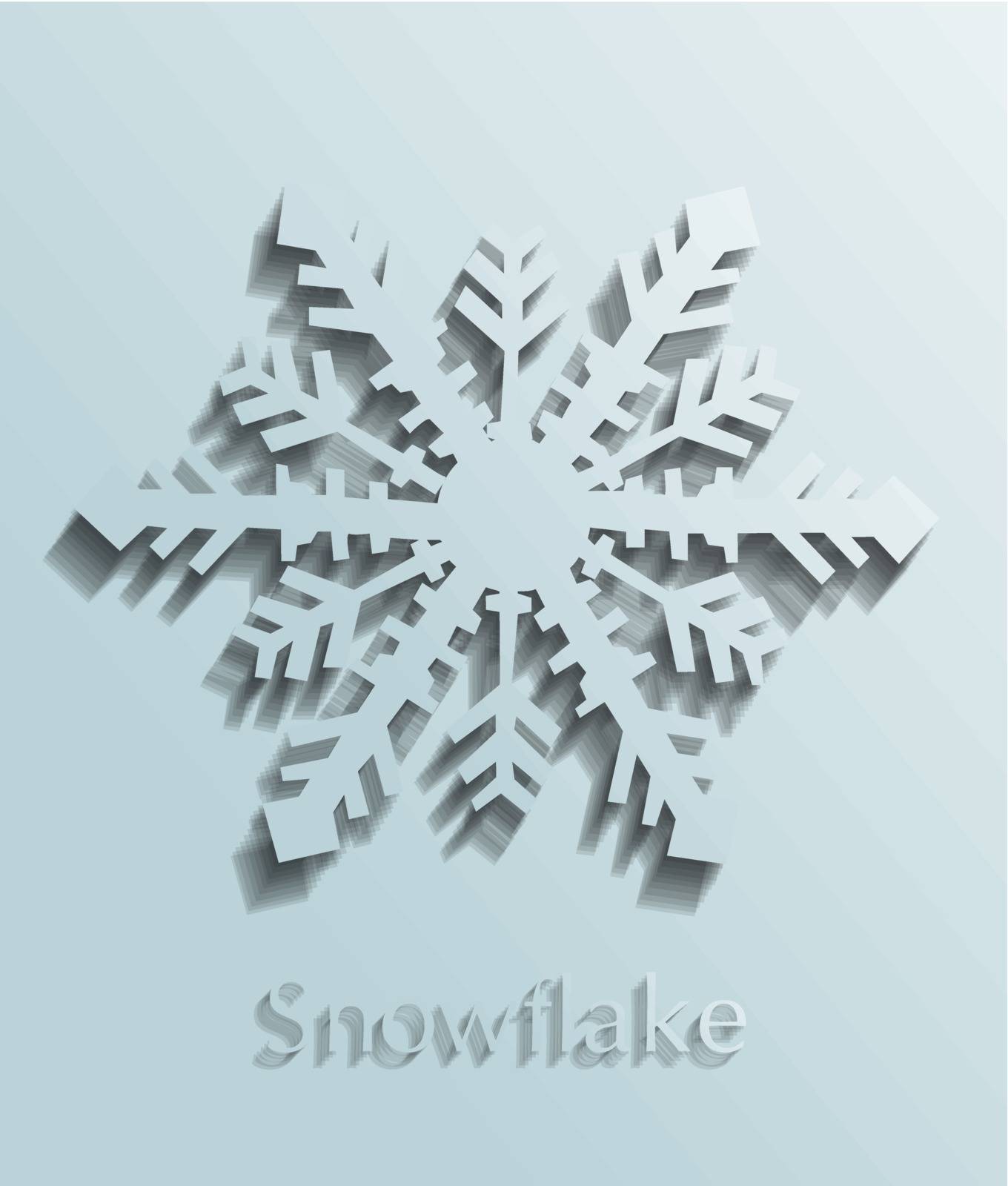 Vector Snowflake by robin2