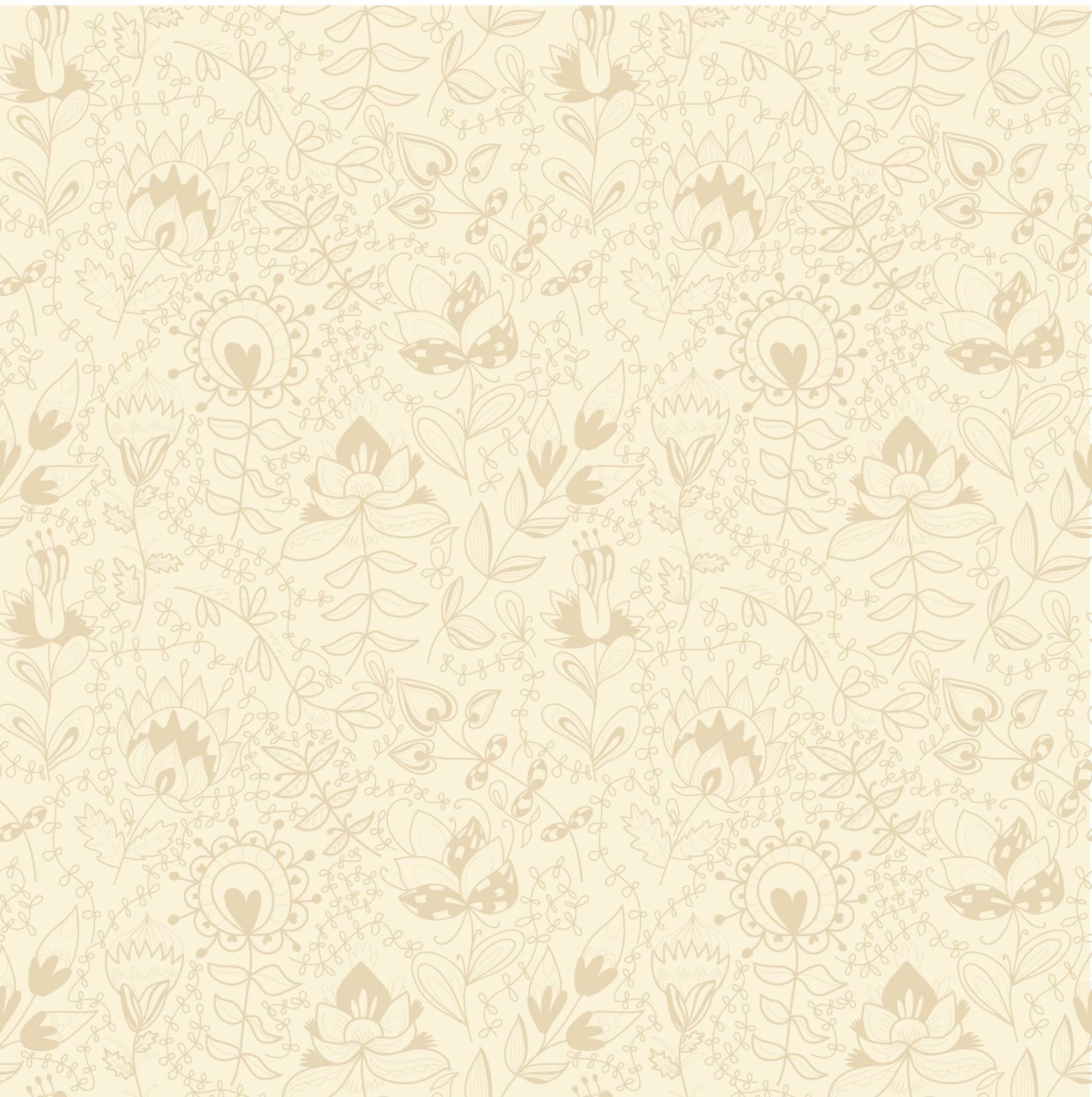 floral wallpaper by LittleCuckoo
