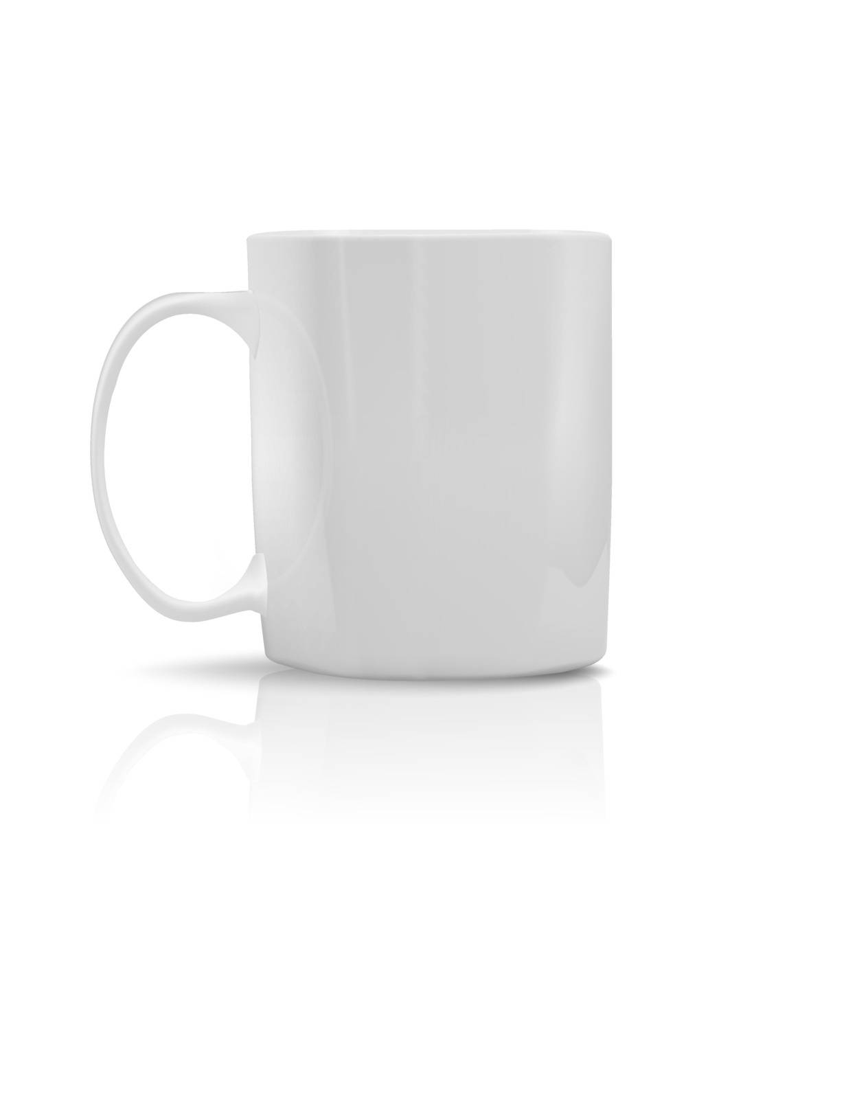 Porcelain Photorealistic White Cup by robuart