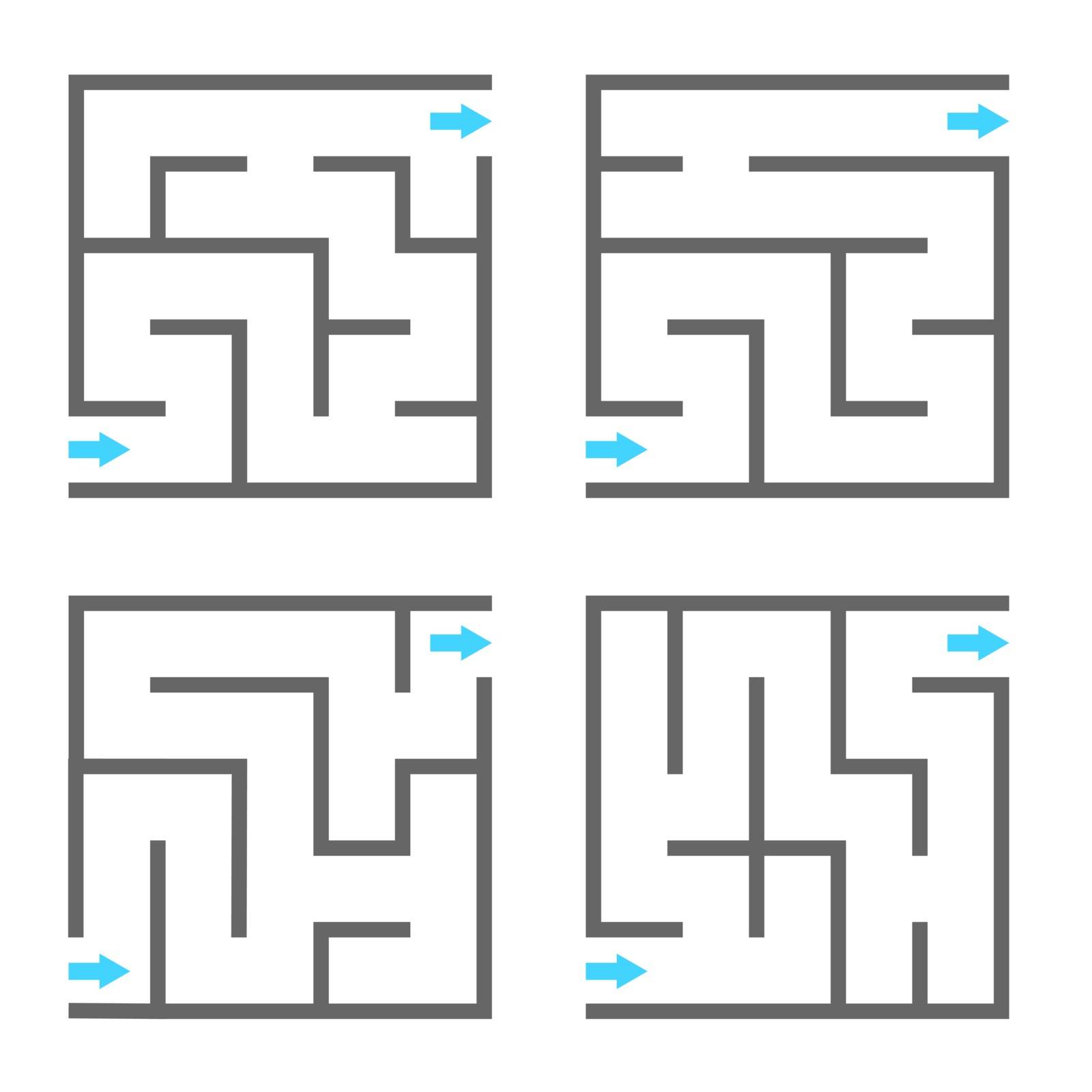 Vector maze  by vtorous