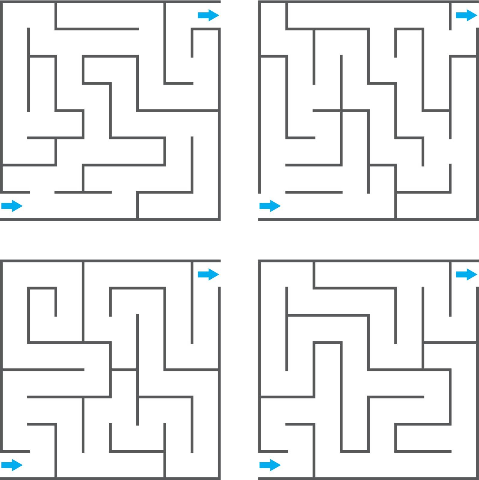 Vector maze  by vtorous