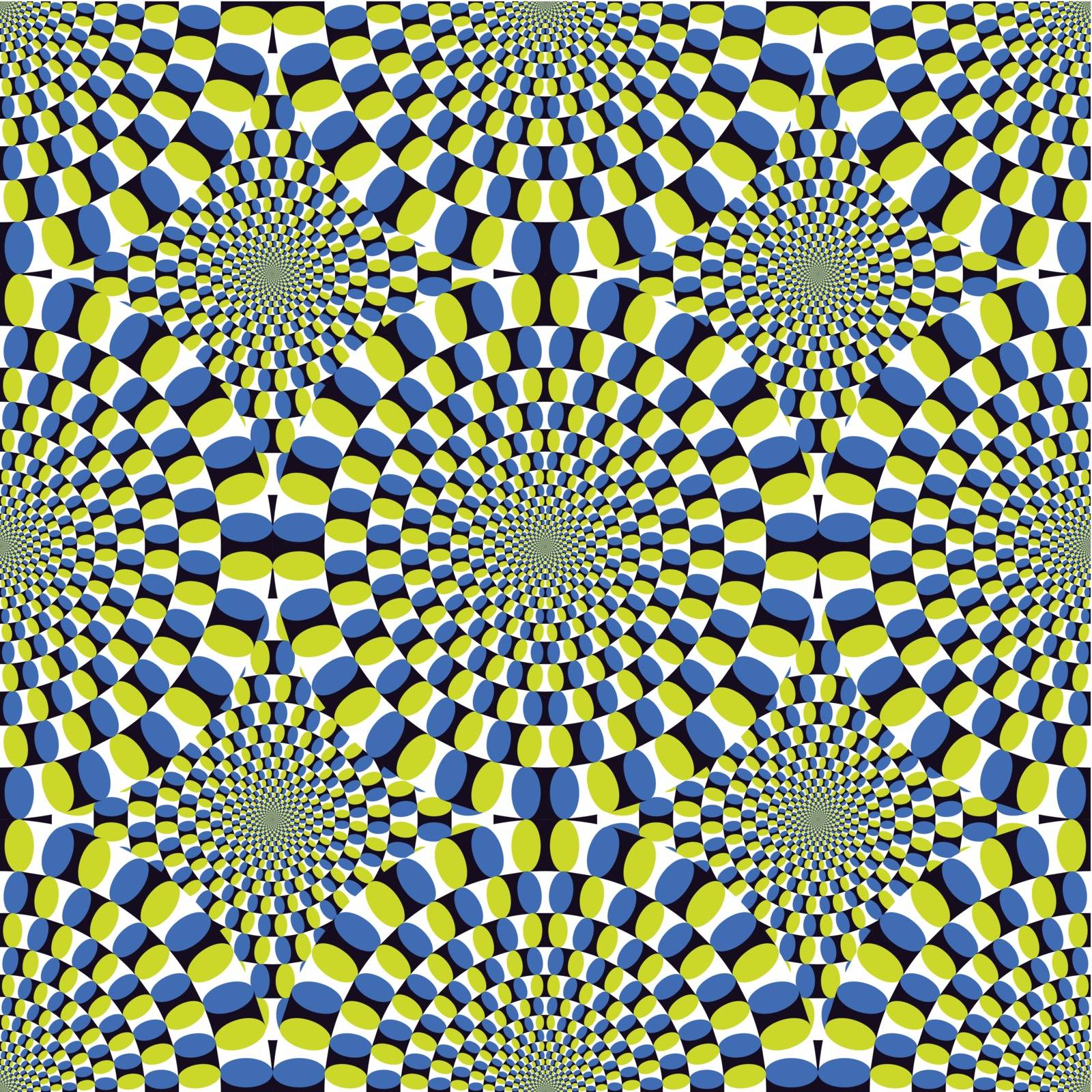 Vector Optical illusion Spin Cycle