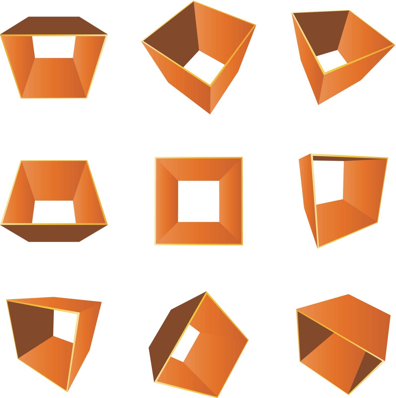 Cube shape (Vector)