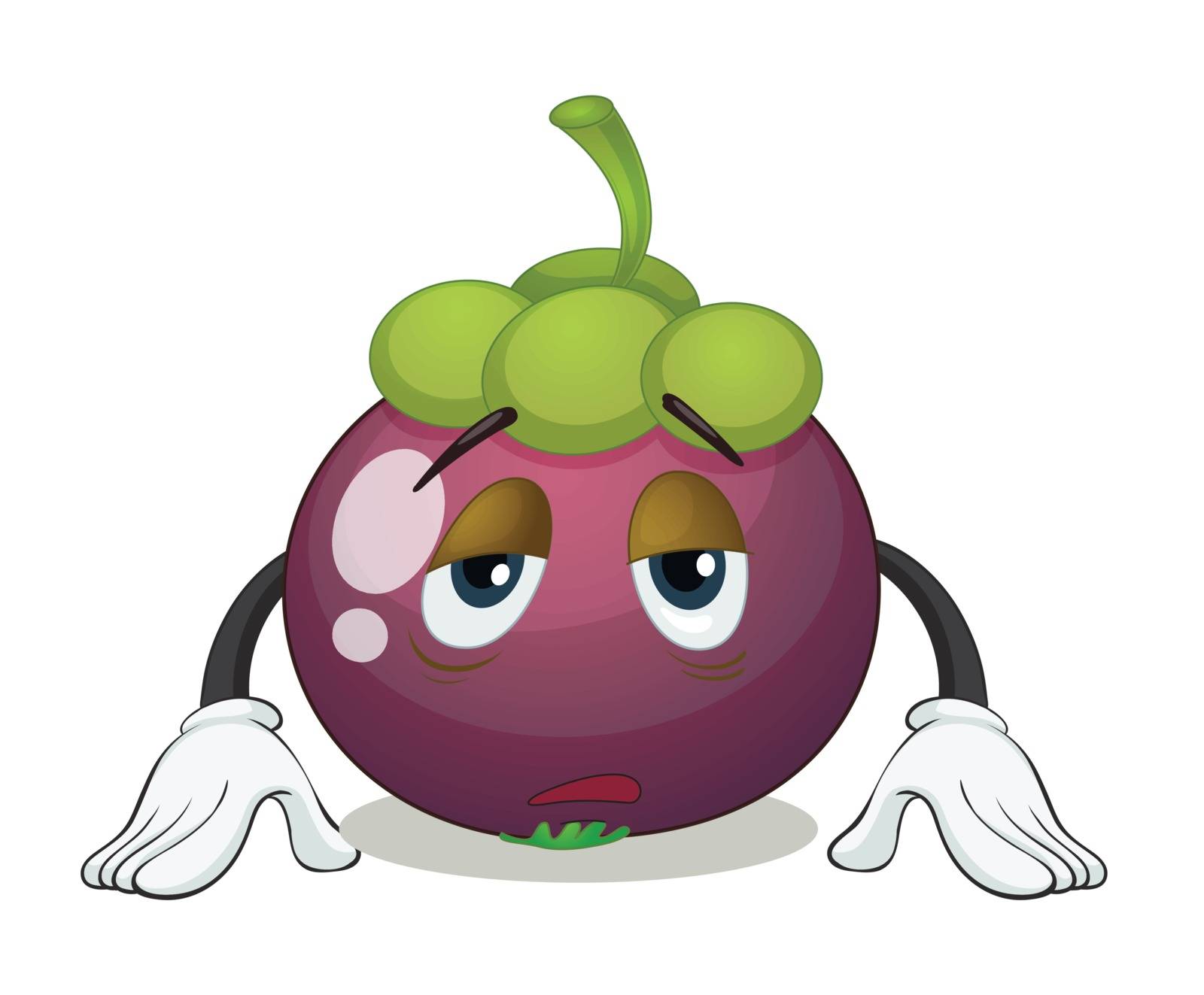 illustration of berry on a white background