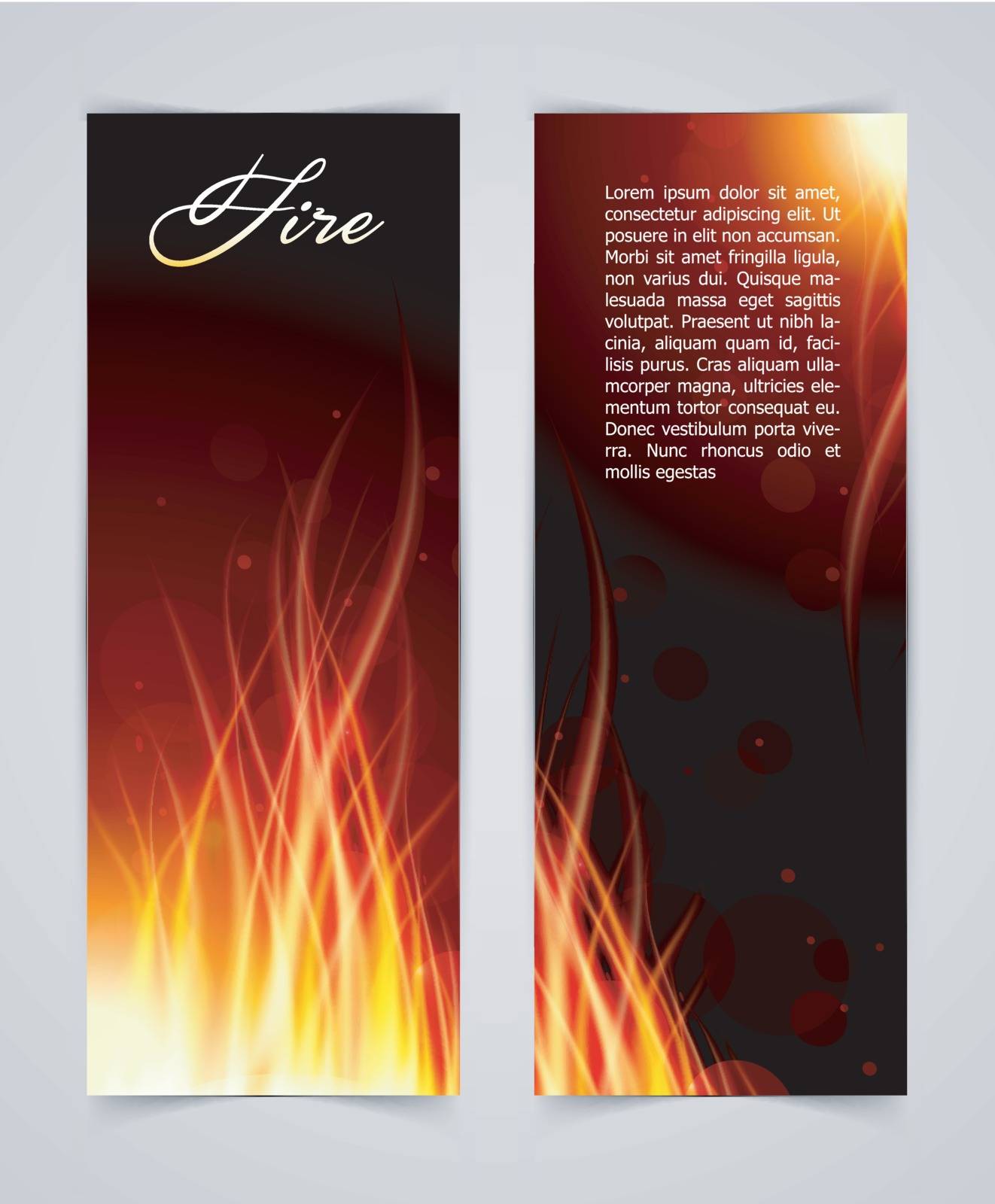 Vector illustration (eps 10) of Fire glow background
