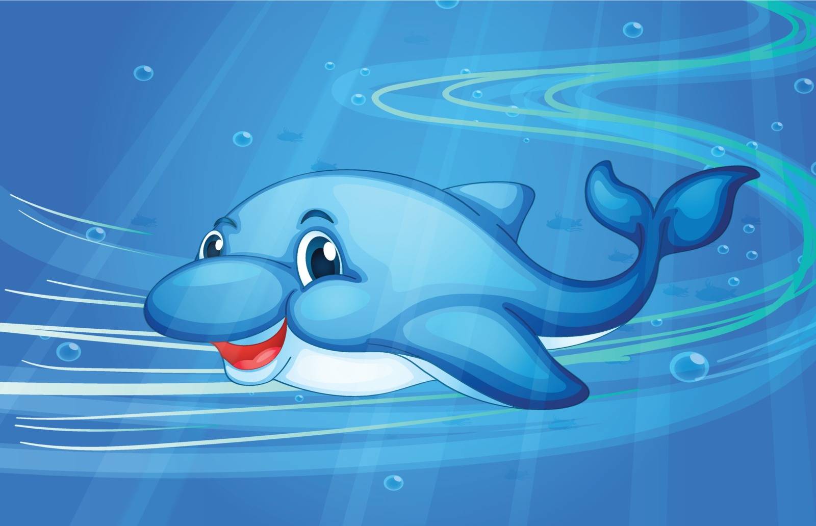 illustration of under water fish