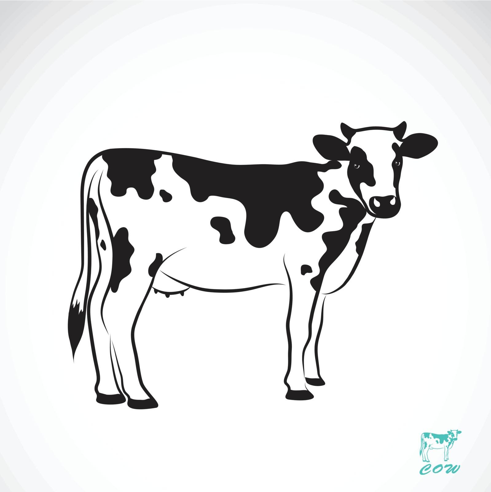 Vector image of an cow  by yod67