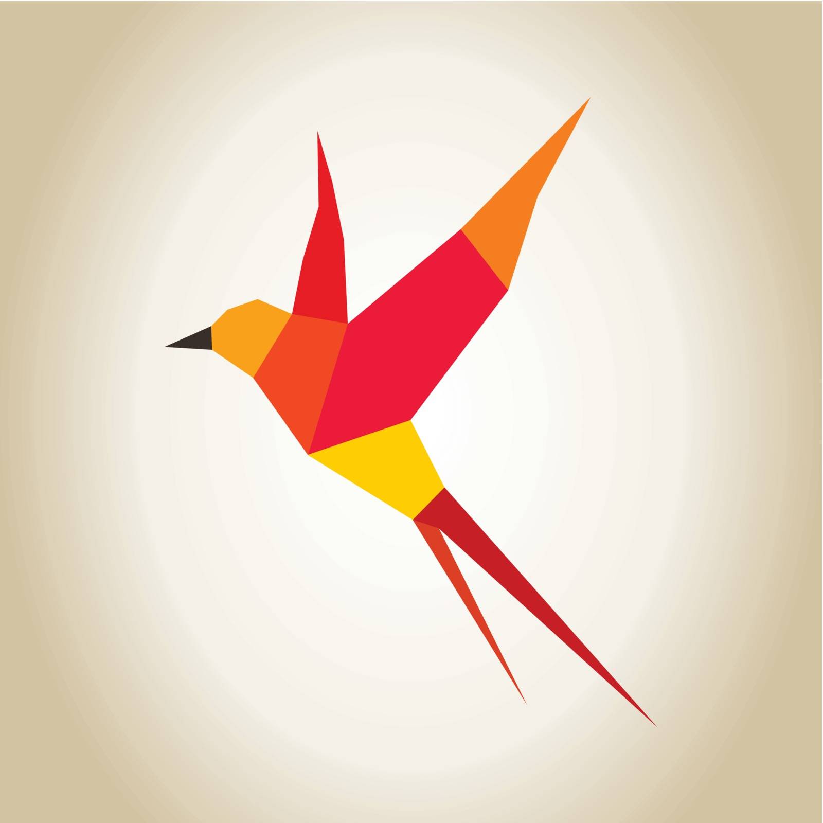 Red bird by aleksander1