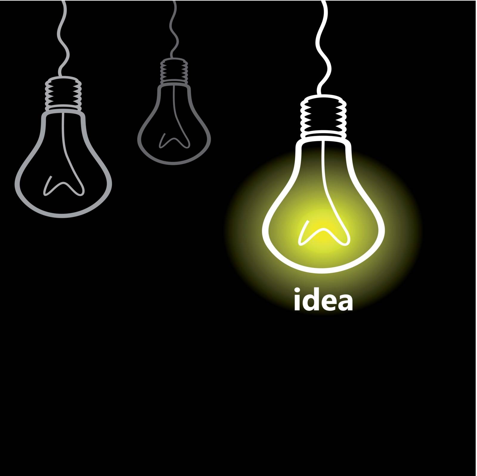 Idea a bulb by aleksander1