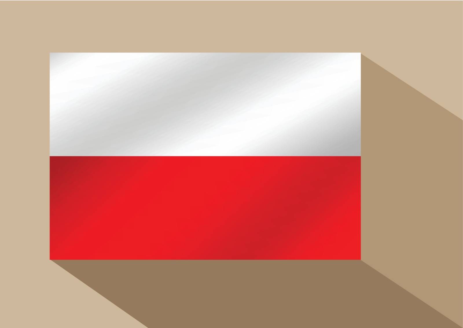 Poland Flag by kiddaikiddee
