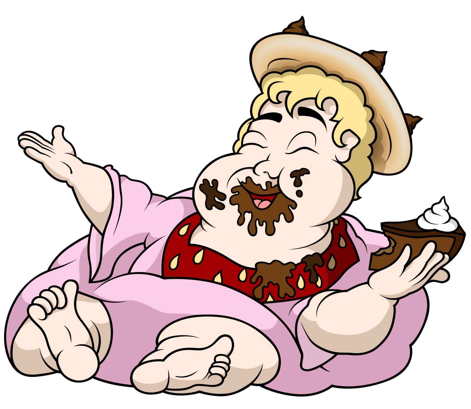 Fat King - Fairy Tail Cartoon Character, Vector