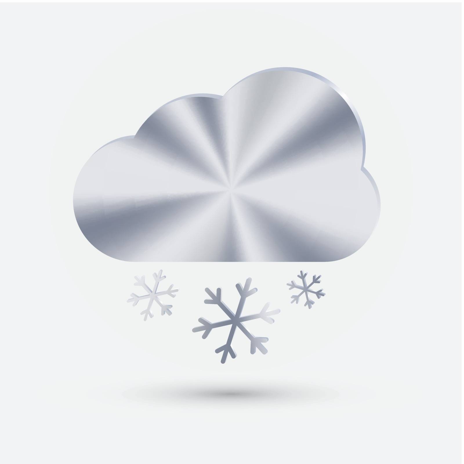 steel icon, cloud snow by LittleCuckoo