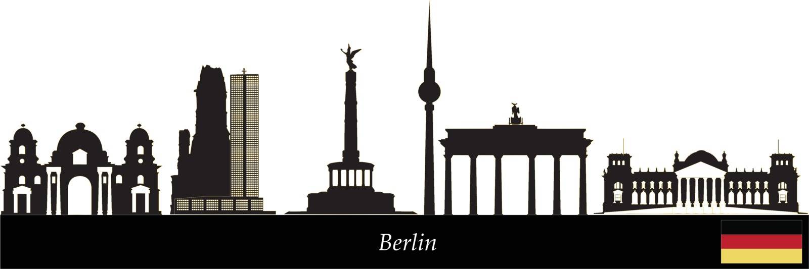 berlin skyline by compuinfoto