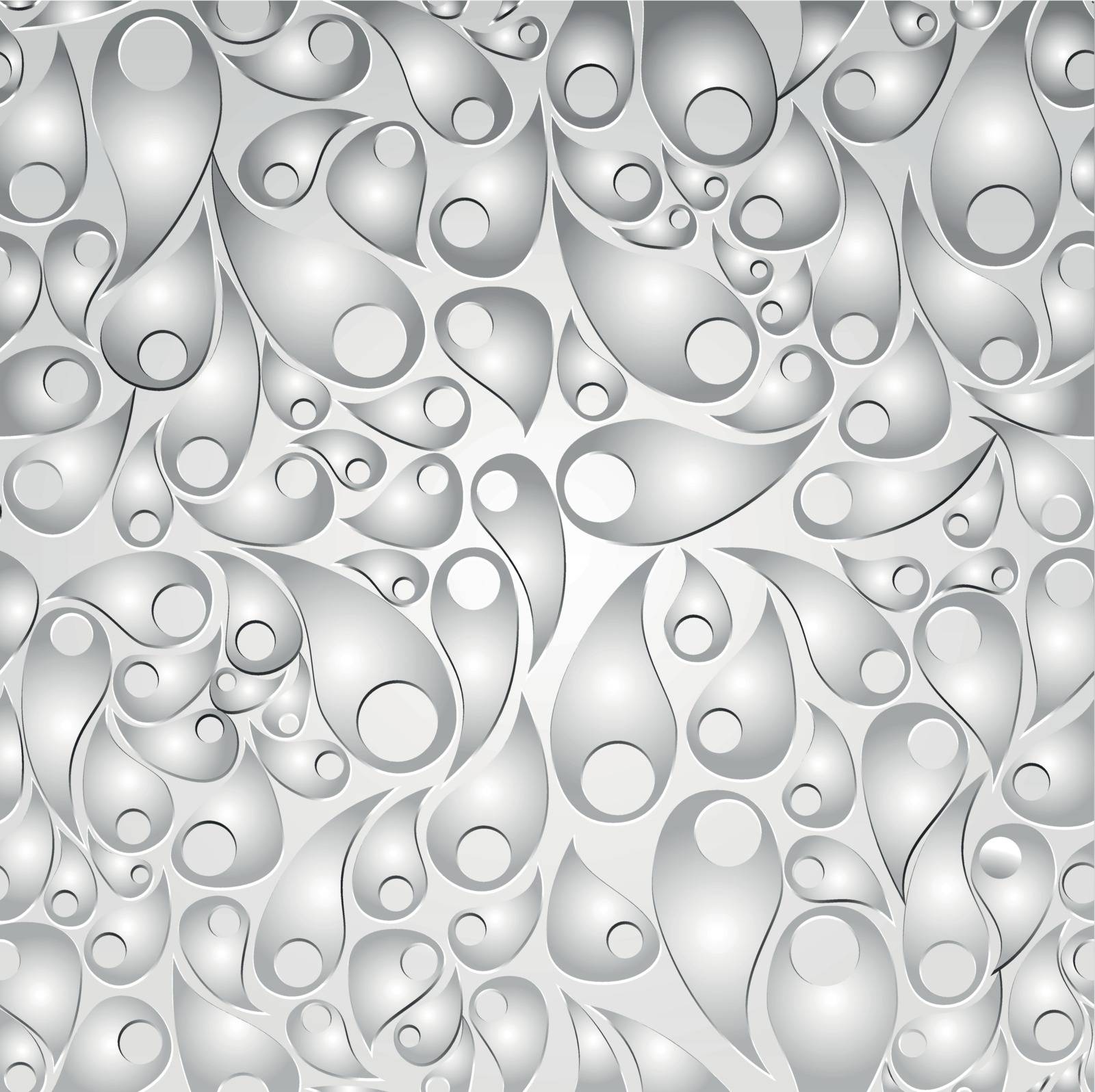 Vector gray background of abstract waves.