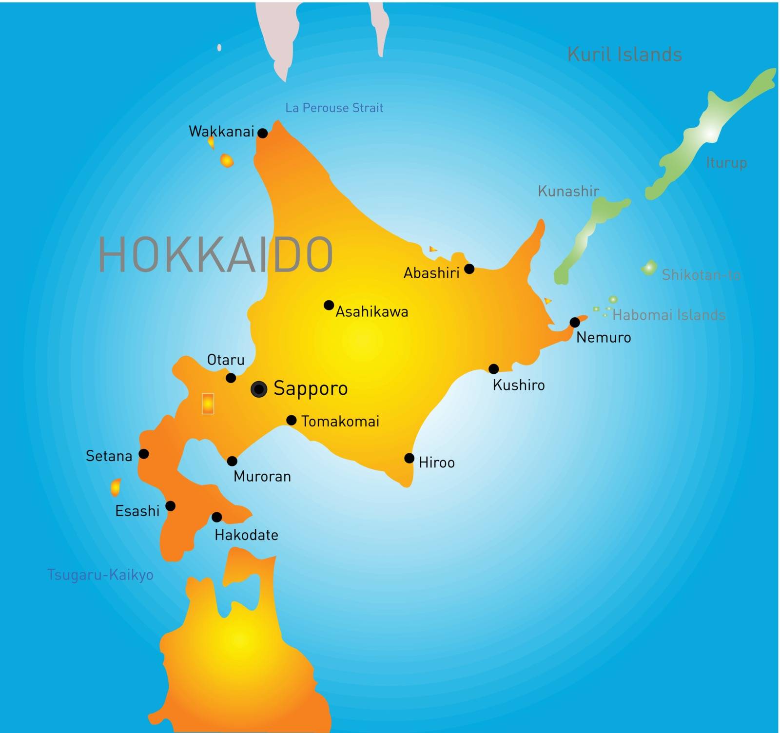 Hokkaido island by rusak