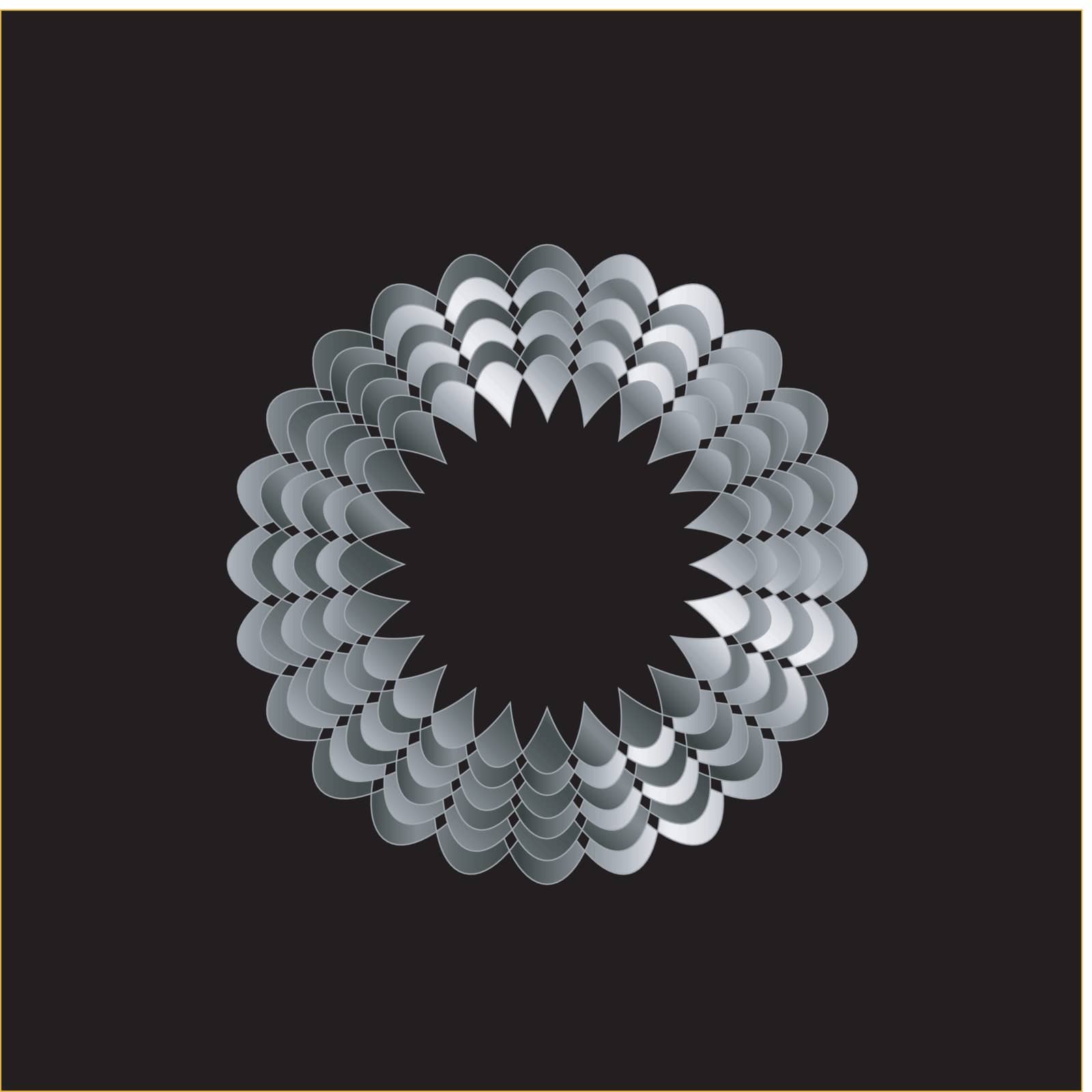 Silver design element by shawlinmohd