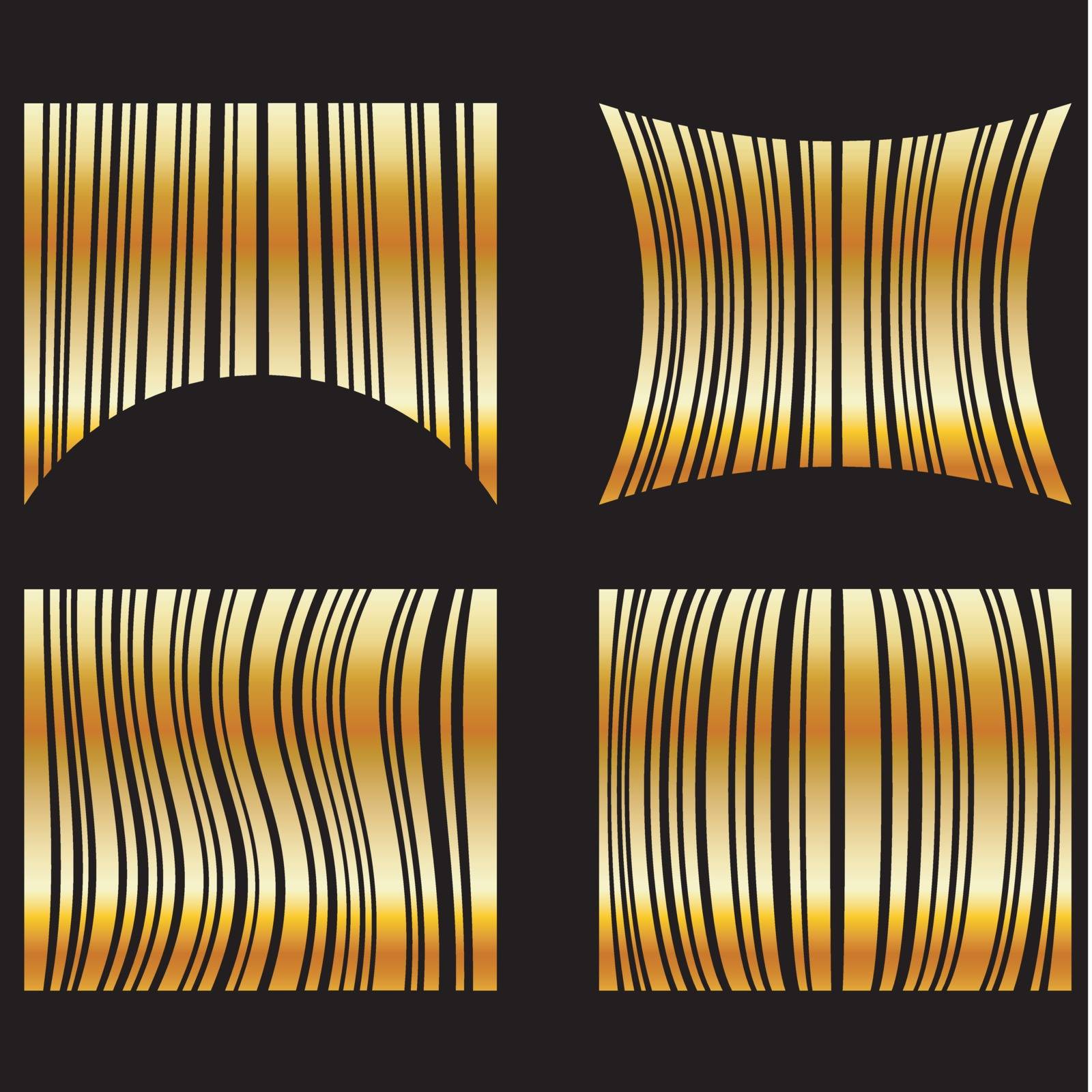 Golden barcodes by shawlinmohd