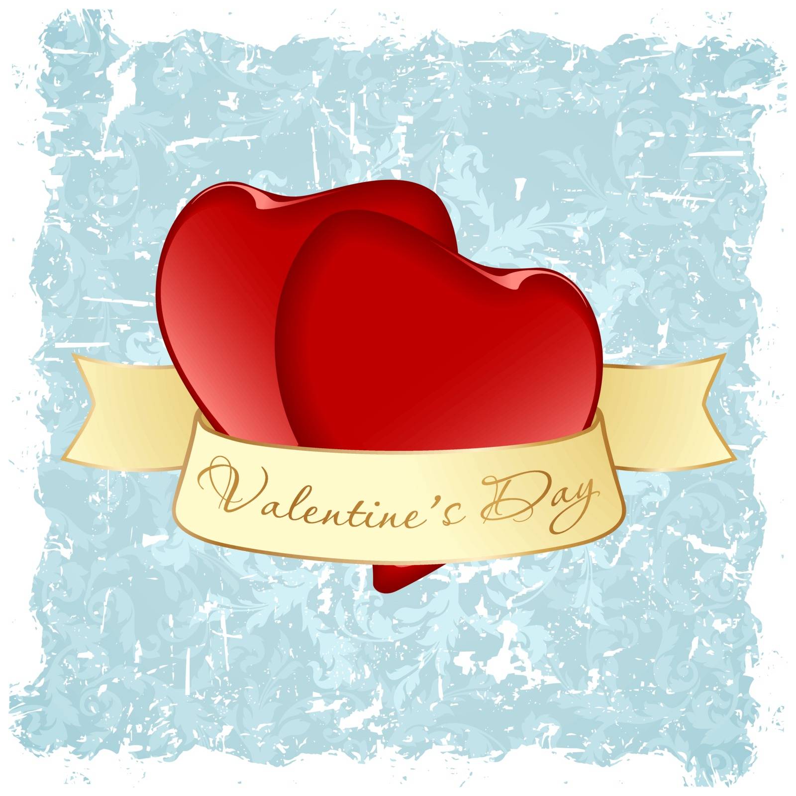Grungy Valentine's Day Background by WaD