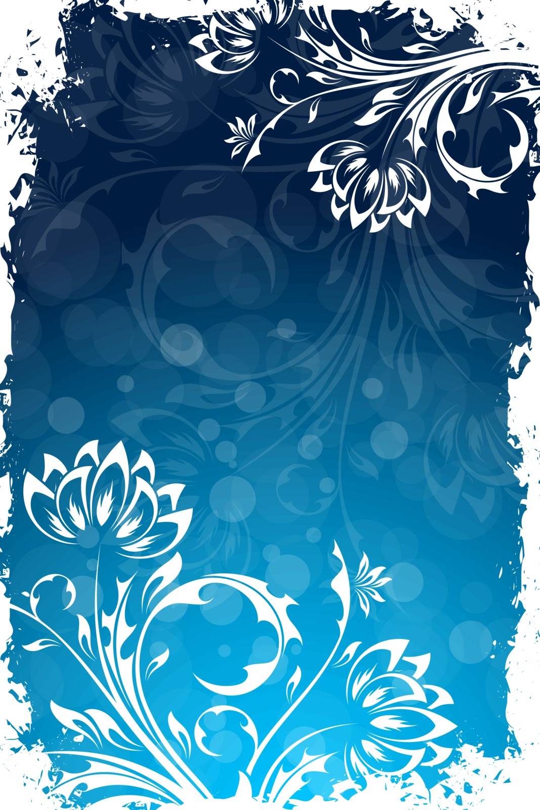 Grungy Floral Background by WaD