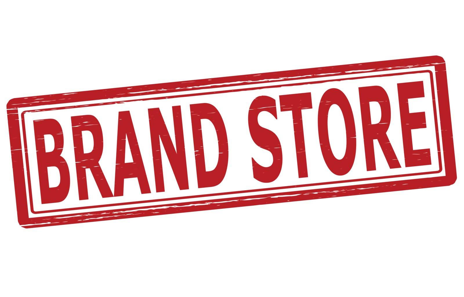 Stamp with text brand store inside,vector illustration