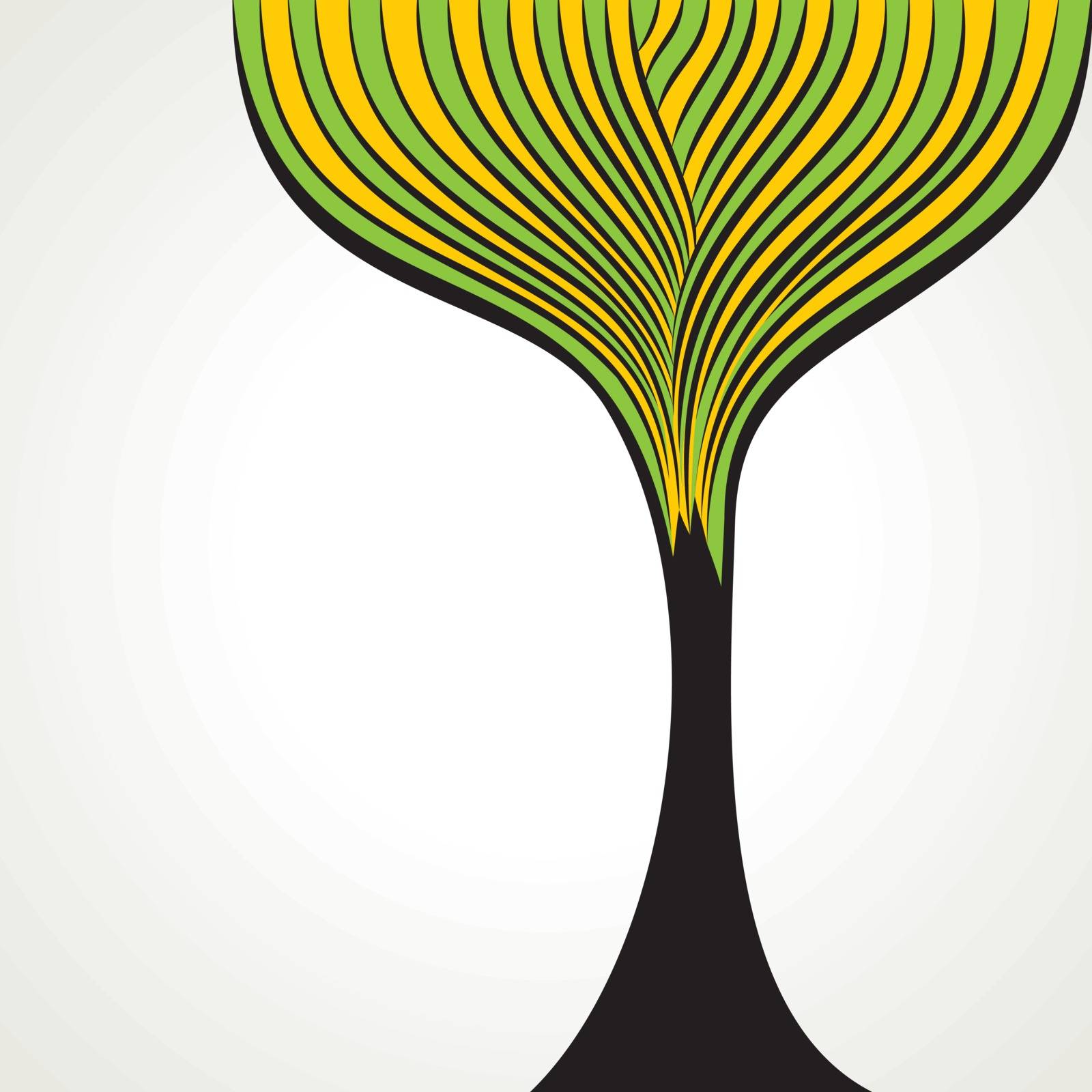 abstract tree design stock vector by designaart