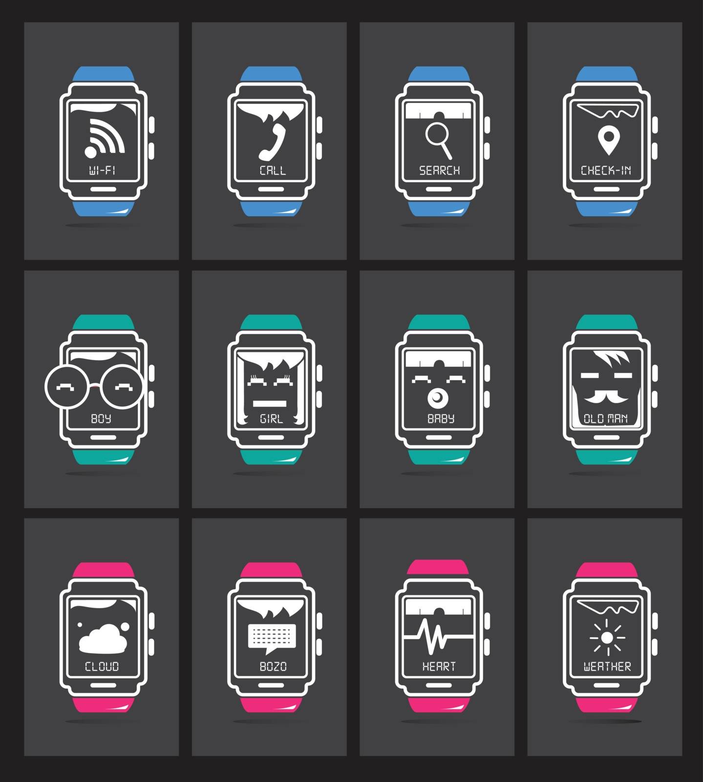 Smart watch concept by noppawan429