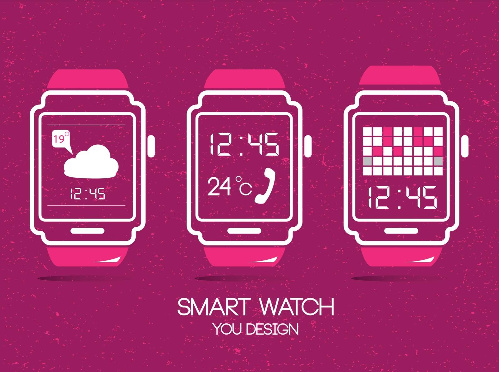 Smart watch concept style  trend