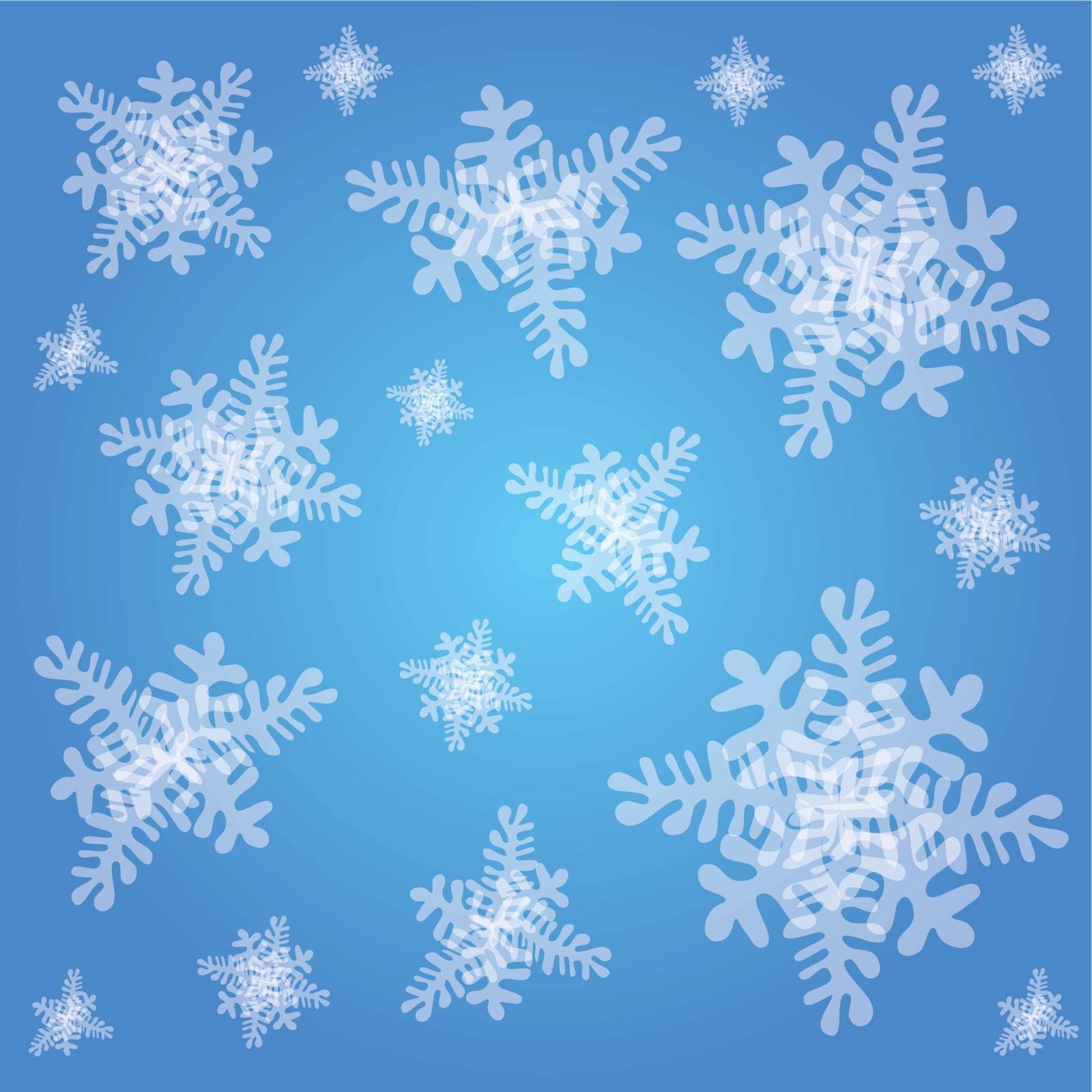 Winter pattern with snowflakes. Christmas background. Vector Illustrator eps 10.