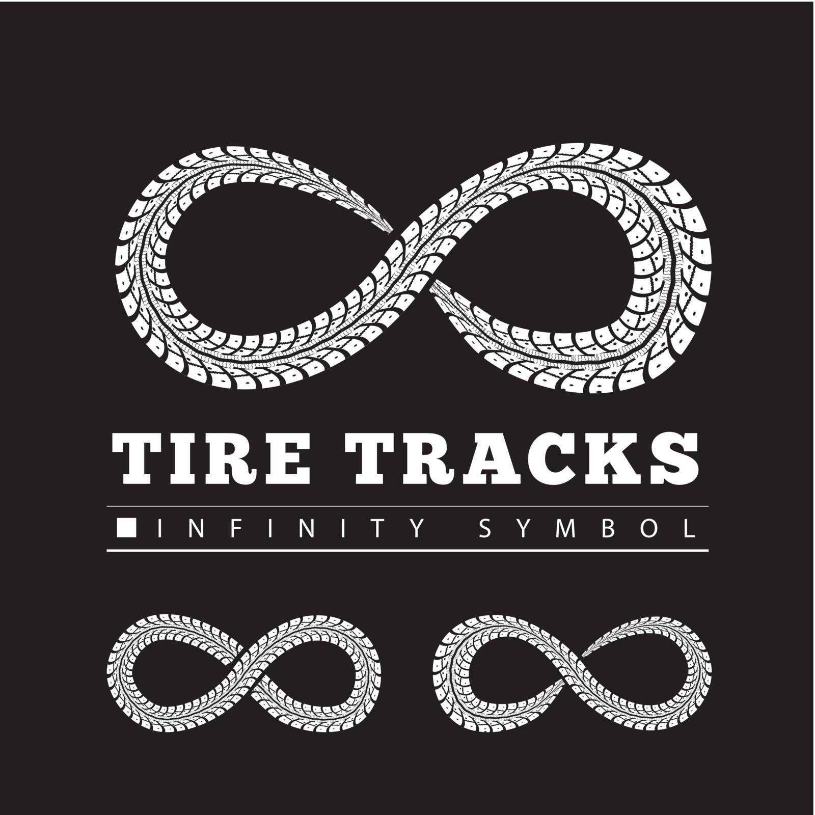 Tire Tracks in Infinity Form by sermax55