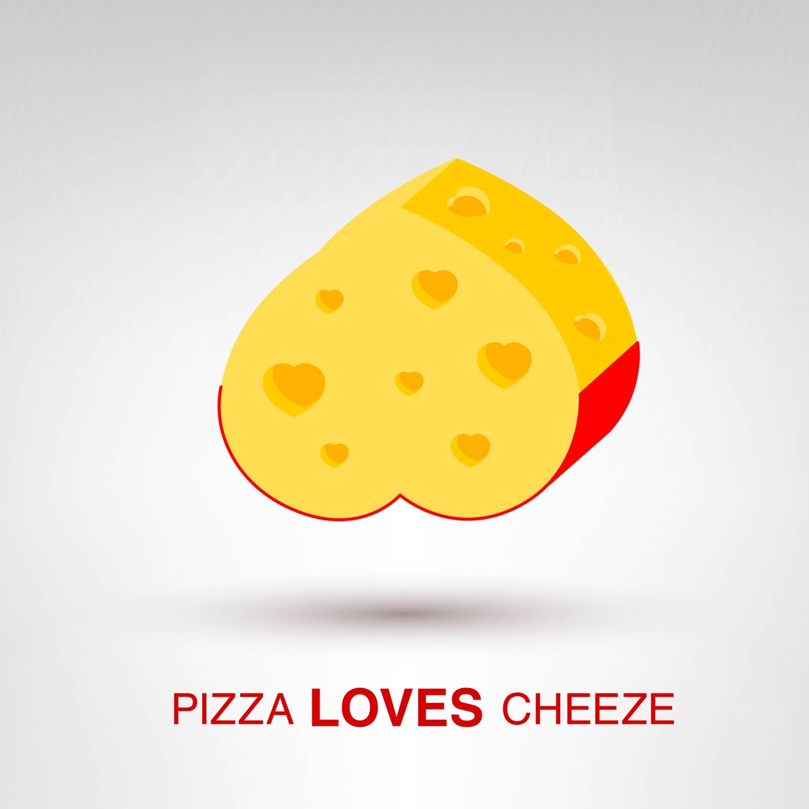 Pizza Loves Cheeze by Whitebarbie
